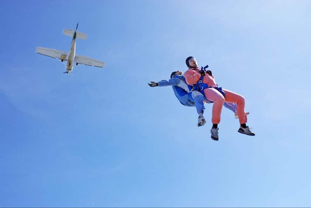 Contre-indication saut en parachute
