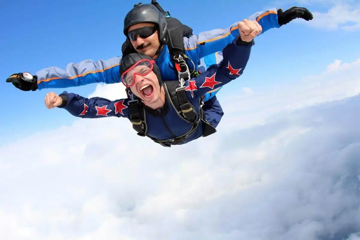 La peur du saut en parachute