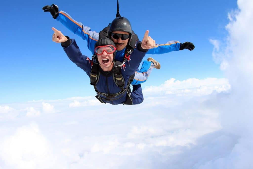 Que manger avant un saut en parachute ?