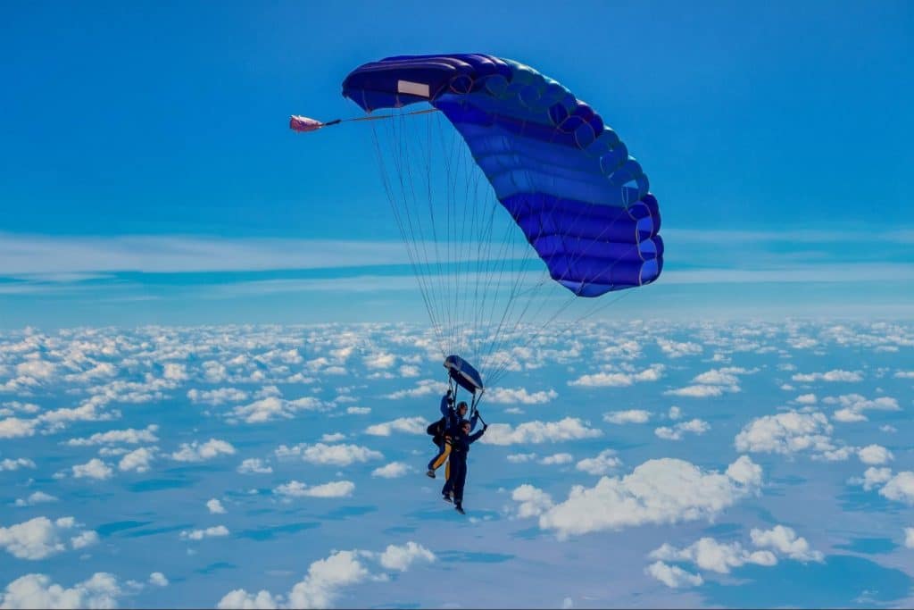 Âge saut en parachute