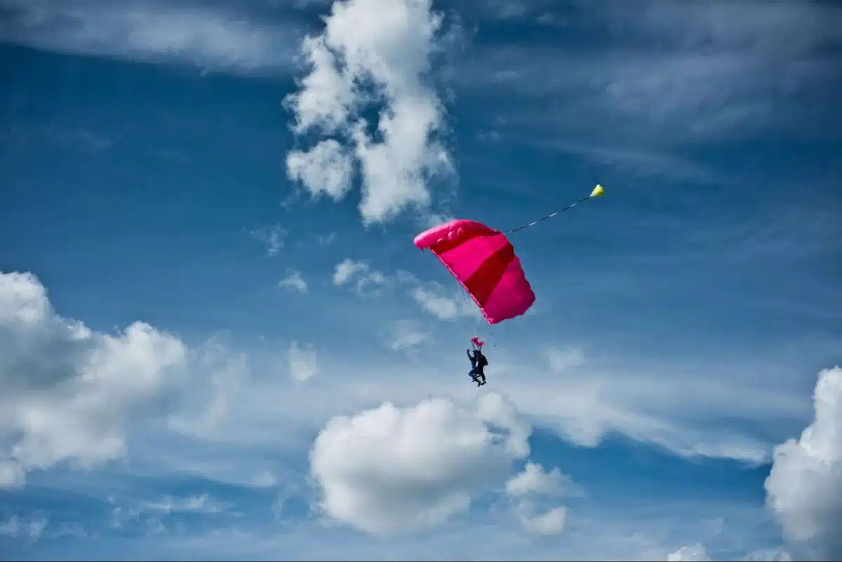 Quelle altitude pour un saut en parachute ?