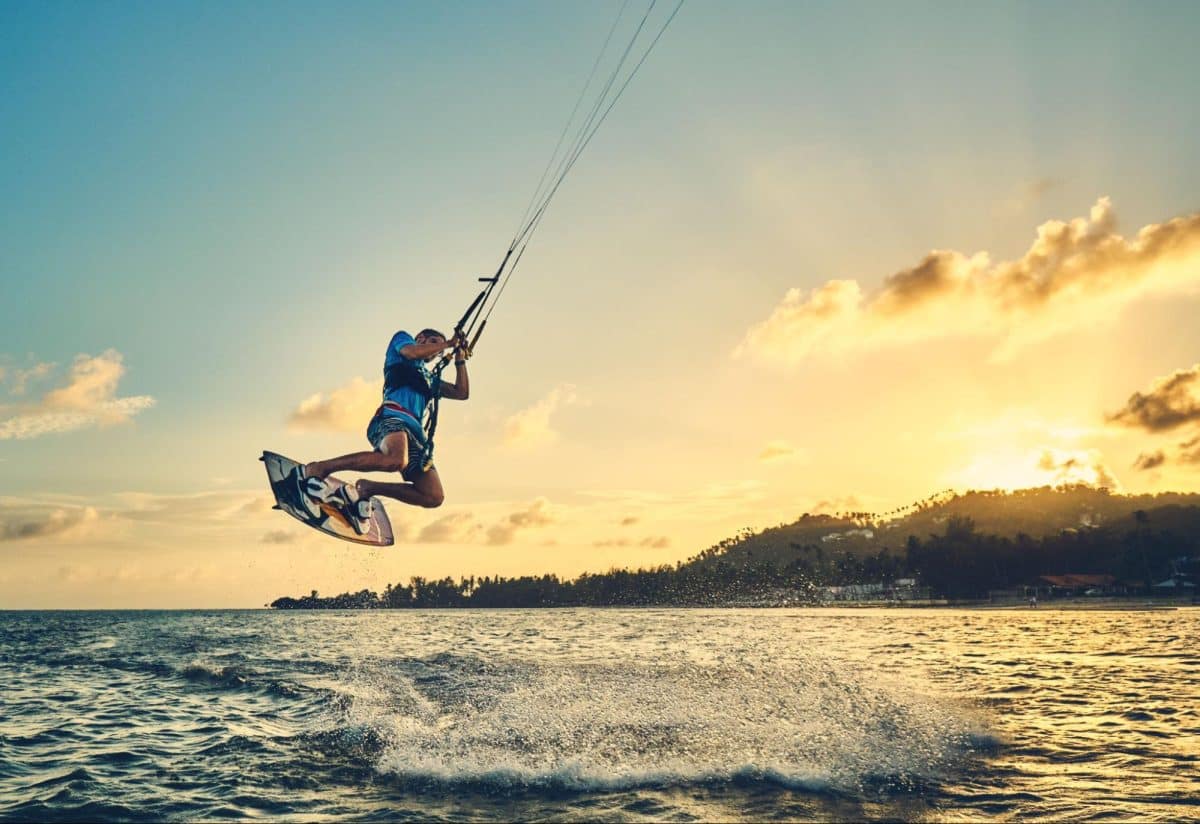 Vitesse en kitesurf