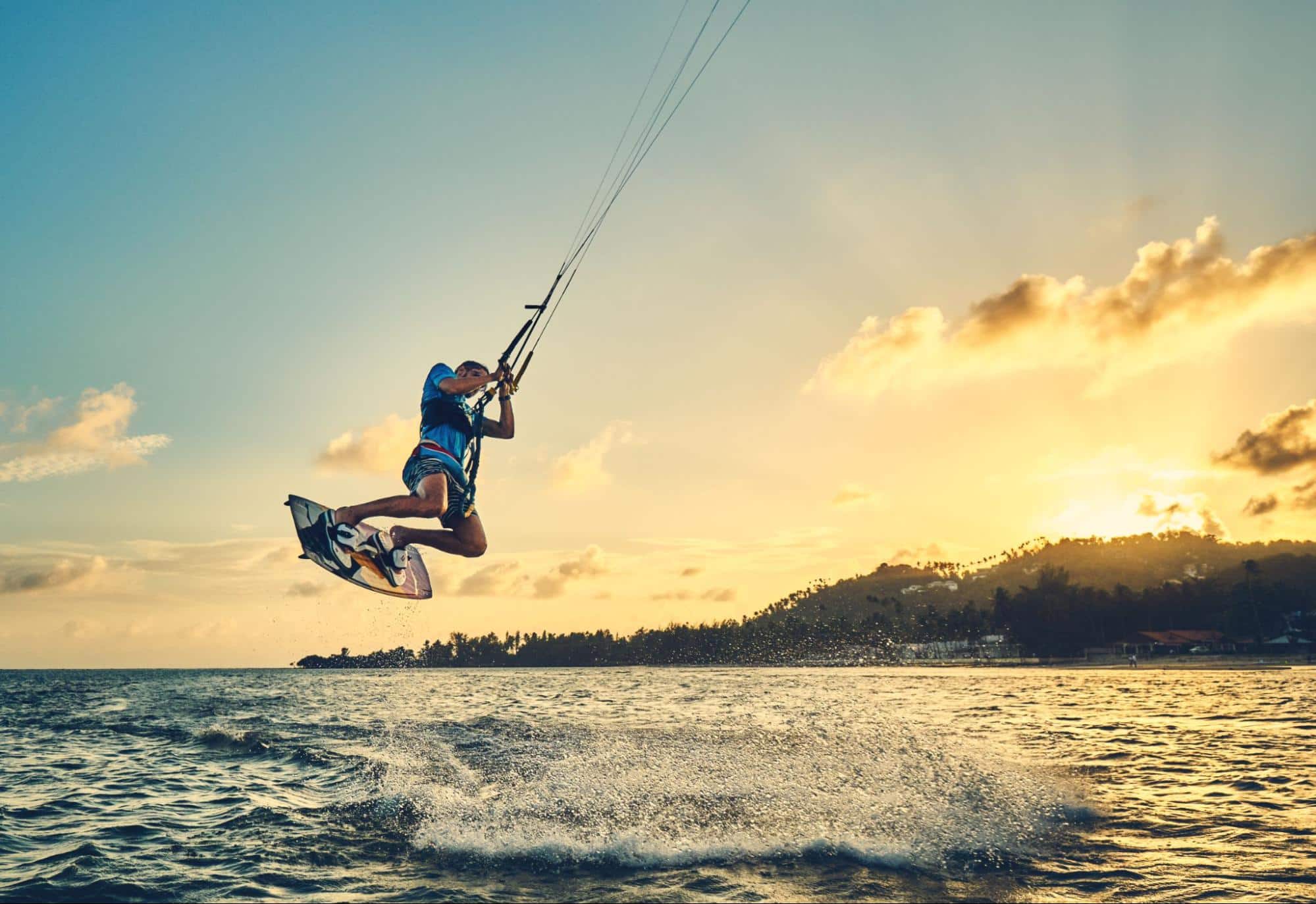 Vitesse en kitesurf