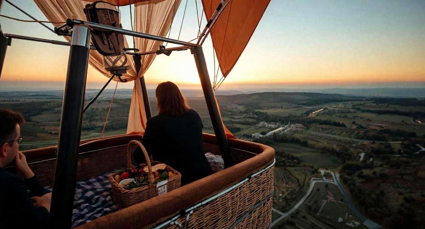 Vol en montgolfière avec repas
