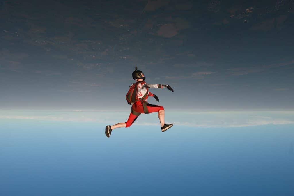 voltige saut en parachute