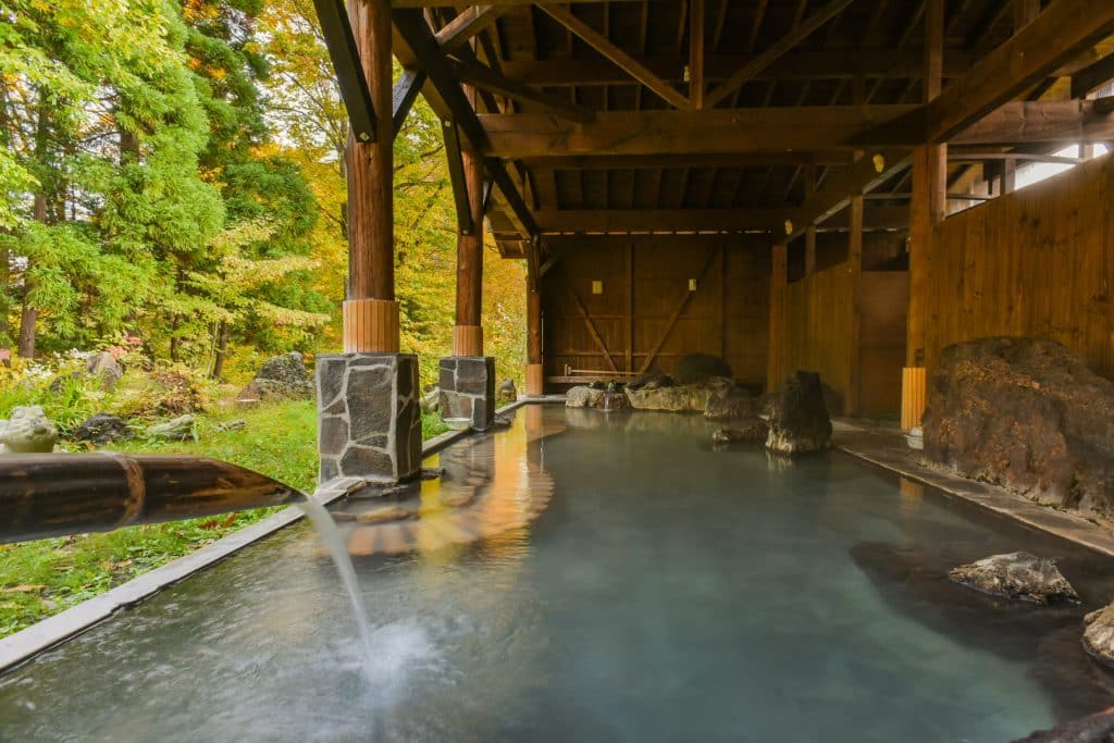 Un onsen au japon