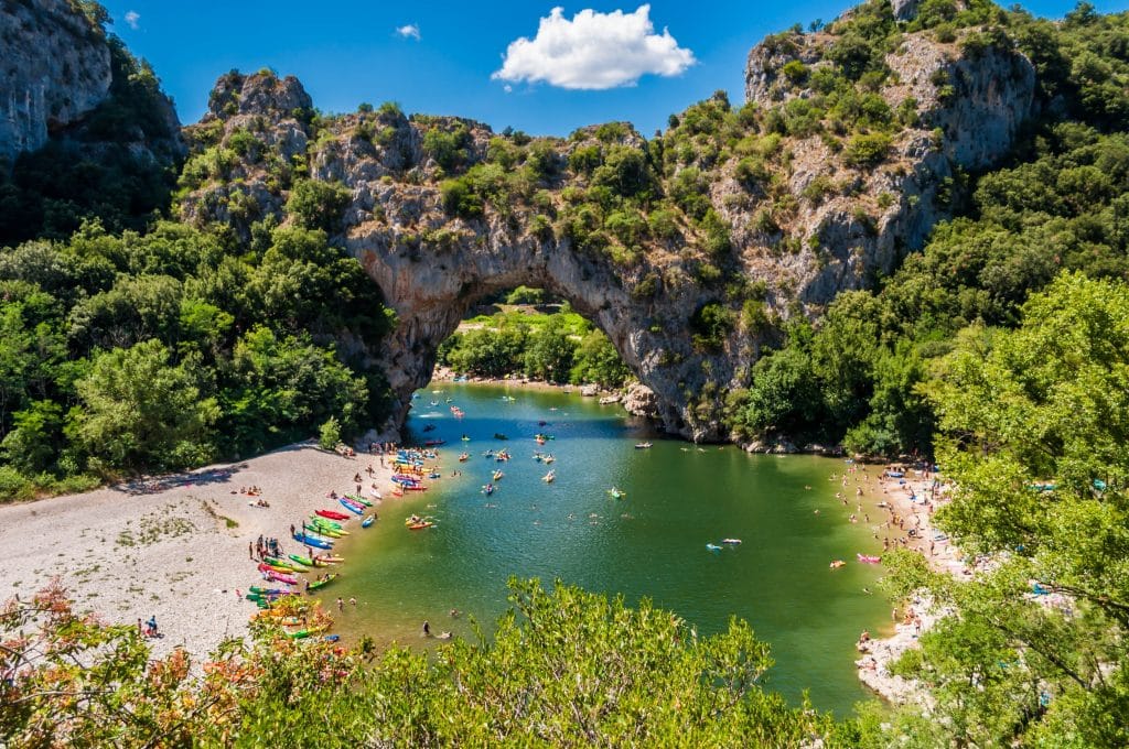 Vallon Pont d'arc en ardèche