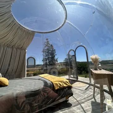Une Bulle sous les étoiles près de Lyon