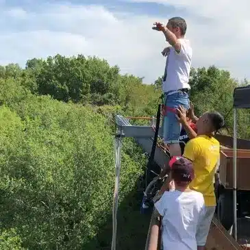 Un saut à l'élastique près de Lyon