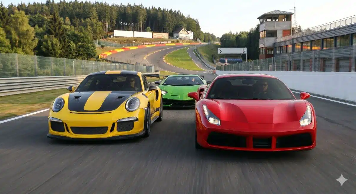 Porsche vs Lamborghini vs Ferrari : le comparatif ultime sur circuit
