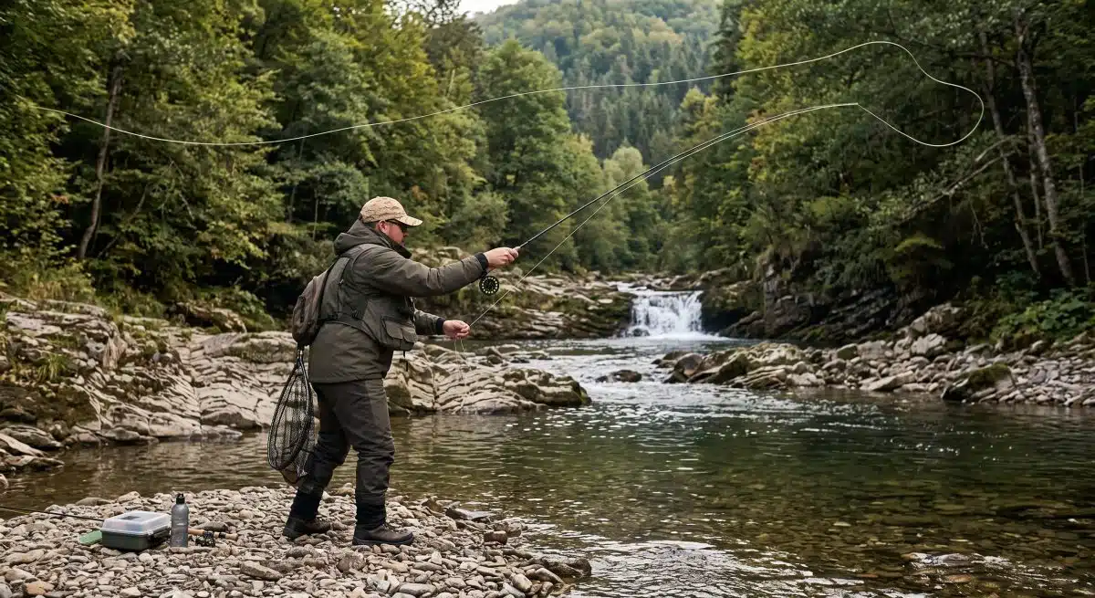 Pêche à la mouche en France : initiation à la truite et au saumon