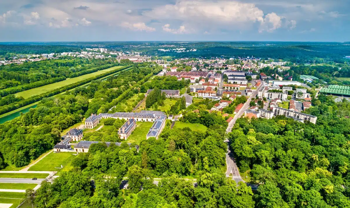 L&rsquo;Île-de-France vue depuis une nacelle : boucles de la Seine et forêts